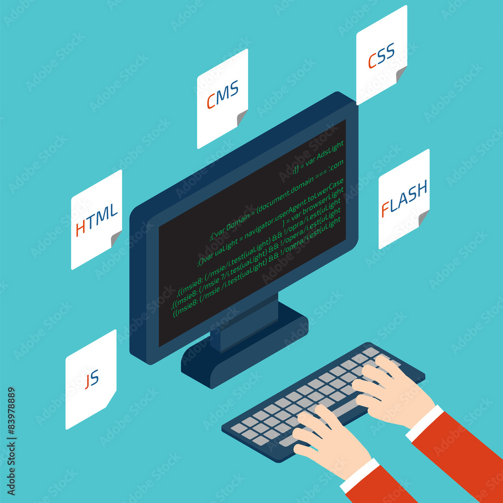 Poster developer of web