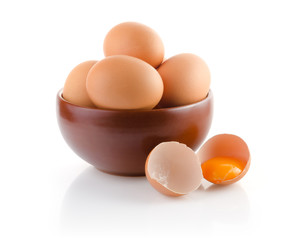 Brown Eggs in a bowl