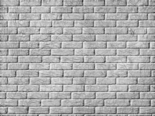 Monochrome brick wall background.