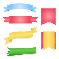ribbonset/ cute pastel ribbon use for banner tag etc.