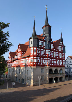 Historisches Rathaus in Duderstadt ( Deutschland)