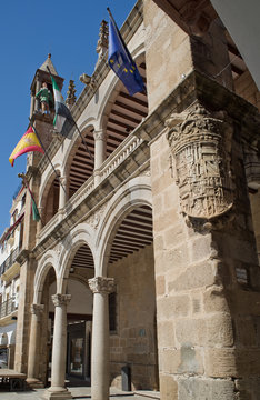 The Town hall of Plasencia, Caceres. Spain