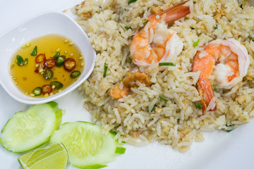 fried rice with shrimp