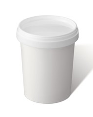 white take-out coffee cup with clipping path