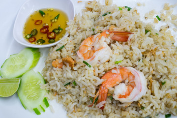 fried rice with shrimp