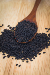 spoonful of black sesame