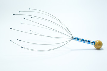 closeup handy head massager
