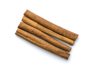 Cinnamon isolated on white background