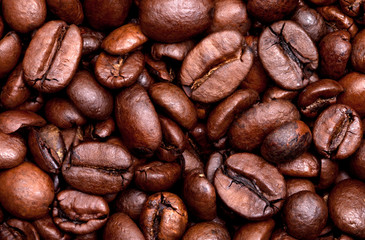 Roasted coffee beans