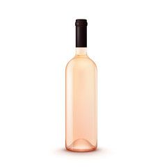 Vector Glass Wine Bottle
