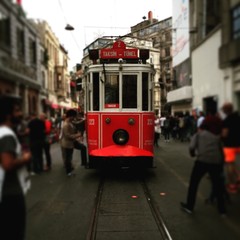 Naklejka na ściany i meble tram in istanbul