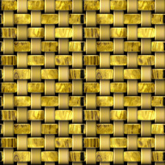 Seamless wooden pattern with intertwined structure 
