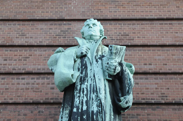 Martin Luther, Reformator, Monument, Sankt Michaelis, Hamburg, D