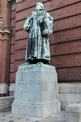 Martin Luther, Reformator, Monument, Sankt Michaelis, Hamburg, D