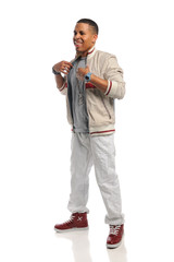 Naklejka premium Hip Hop Dancer Standing