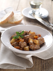 Beef and vegetables goulash