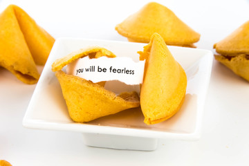 open fortune cookie - YOU WILL BE FEARLESS