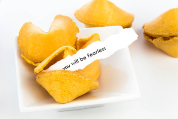 open fortune cookie - YOU WILL BE FEARLESS