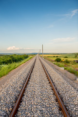 Fototapeta na wymiar New bulgarian railway