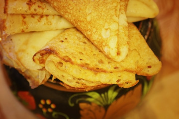 the national dish of pancakes