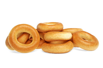 Bagels isolated on a white background