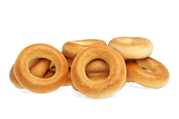 Bagels isolated on a white background