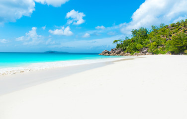 Fototapeta na wymiar Beautiful Paradise beach - Tropical Island
