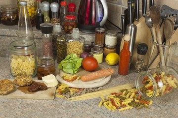 Homework pasta dishes