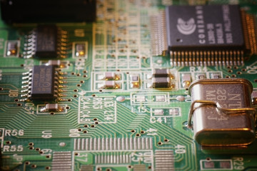 Computer chip macro