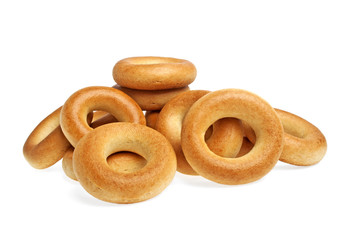 Bagels isolated on a white background