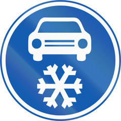 Winter Tires Mandatory In The Czech Republic