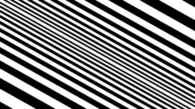 Oncoming diagonal lines