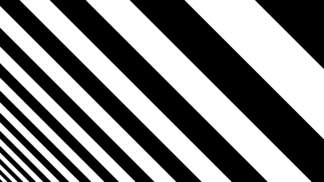 Oncoming diagonal lines from left to right