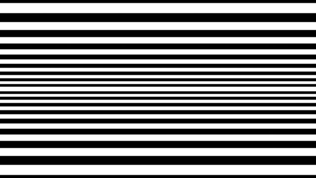 Oncoming horizontal lines