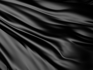 Black Abstract Cloth