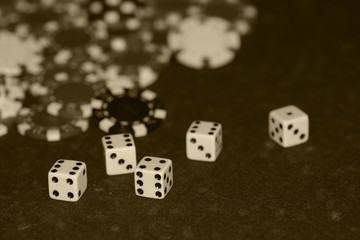 card poker casino chips