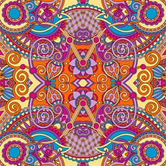 authentic seamless floral geometric pattern