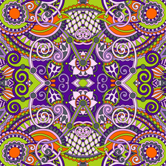 authentic seamless floral geometric pattern