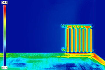 Thermal Image of Radiator