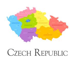Czech Republic regional map