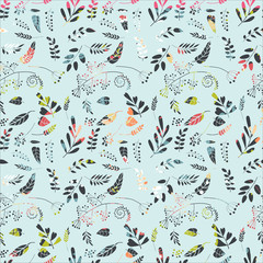 Seamless floral pattern.