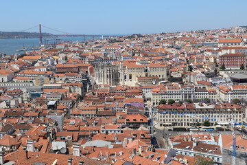 Fototapeta na wymiar Vue de Lisbonne