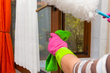 cleaning - Staubwedel, Fenster reinigen, putzen
