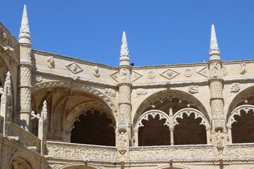 Fototapeta na wymiar Monastère de Jeronimos à Lisbonne, Portugal