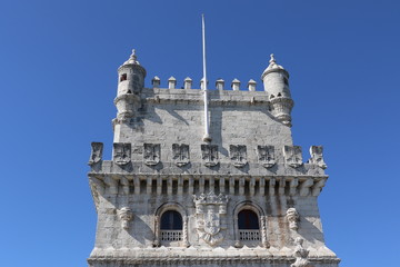 Fototapeta na wymiar Tour de Belém à Lisbonne