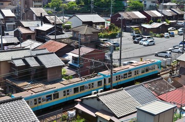 Naklejka premium 滋賀県 大津市の住宅街