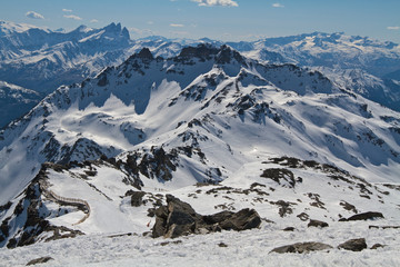 Obraz premium Maurienne Savoie France Alpes Orelle Val Thorens