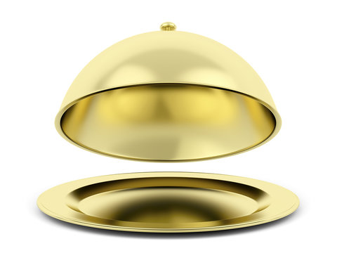 Gold cloche