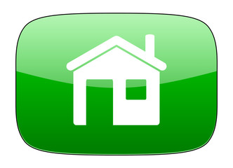 house green icon home sign