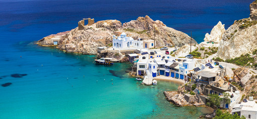 beautiful Greek islands - Milos, Fyropotamos village